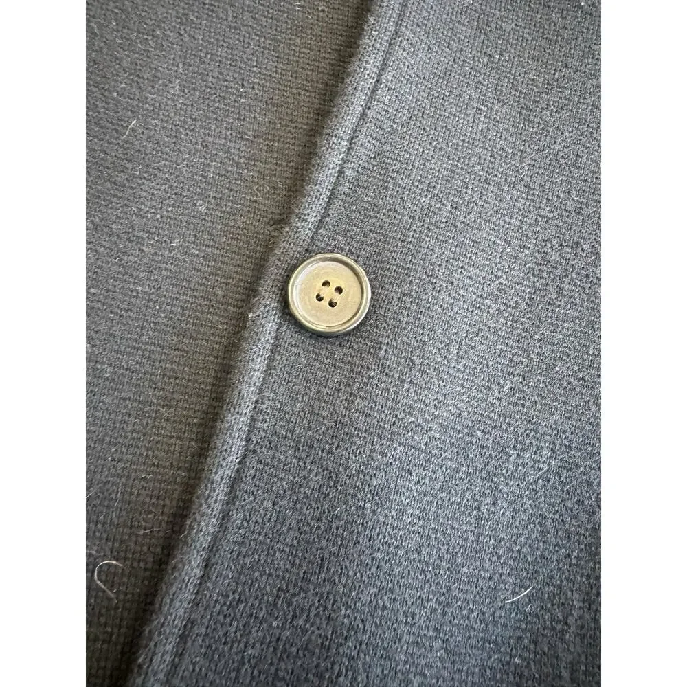 J.Crew Mercantile Knit Blazer Sweater Black Soft Cotton Long Sleeve Size XS